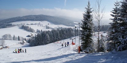 Hotels an der Piste - Skiraum: Skispinde - Familienschiberg St. Jakob im Walde - dirkt vorm Hotel - Familienhotel Berger ***superior