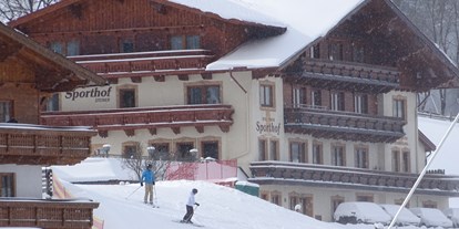 Hotels an der Piste - Hotel-Schwerpunkt: Skifahren & Wellness - Höch (Flachau) - Hotel Sporthof direkt an der Piste - Hotel Pension Sporthof