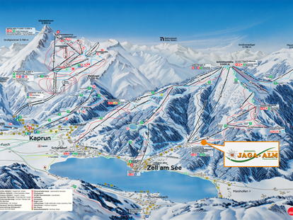 Hotels an der Piste - Ski-In Ski-Out - Alpin Card mit Ticketverbund Schmittenhöhe - Kitzsteinhorn Kaprun - Maiskogel - Saalbach Hinterglemm Leogang Fieberbrunn
 - Berghotel Jaga-Alm