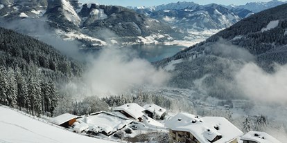 Hotels an der Piste - Skiraum: Skispinde - Winterpanorama - Berghotel Jaga-Alm