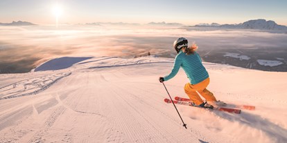 Hotels an der Piste - Skikurs direkt beim Hotel: für Kinder - Skilaufen mit Panorama  - Sattleggers Alpenhof & Feriensternwarte 