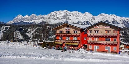 Hotels an der Piste - Hotel-Schwerpunkt: Skifahren & Familie - Obertauern - Aussenansicht Winter Hotel Pariente - Hotel Restaurant Pariente