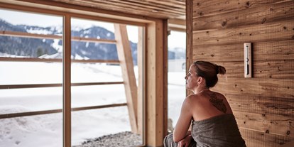 Hotels an der Piste - Skiraum: vorhanden - Egg (Egg) - Panorama Sauna - HUBERTUS MOUNTAIN REFUGIO ALLGÄU