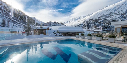 Hotels an der Piste - Sonnenterrasse - St. Leonhard im Pitztal - Outdoorpool - Alpen-Wellness Resort Hochfirst