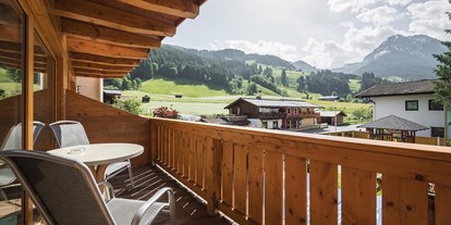 Hotels an der Piste - Verpflegung: All-inclusive - PLZ 5611 (Österreich) - Ausblick vom Balkon - Familienhotel Botenwirt ***S