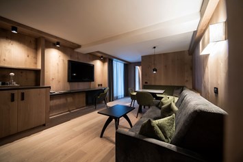 Skihotel: Abgetrennte Räume im Zimmer - Hotel Cappella