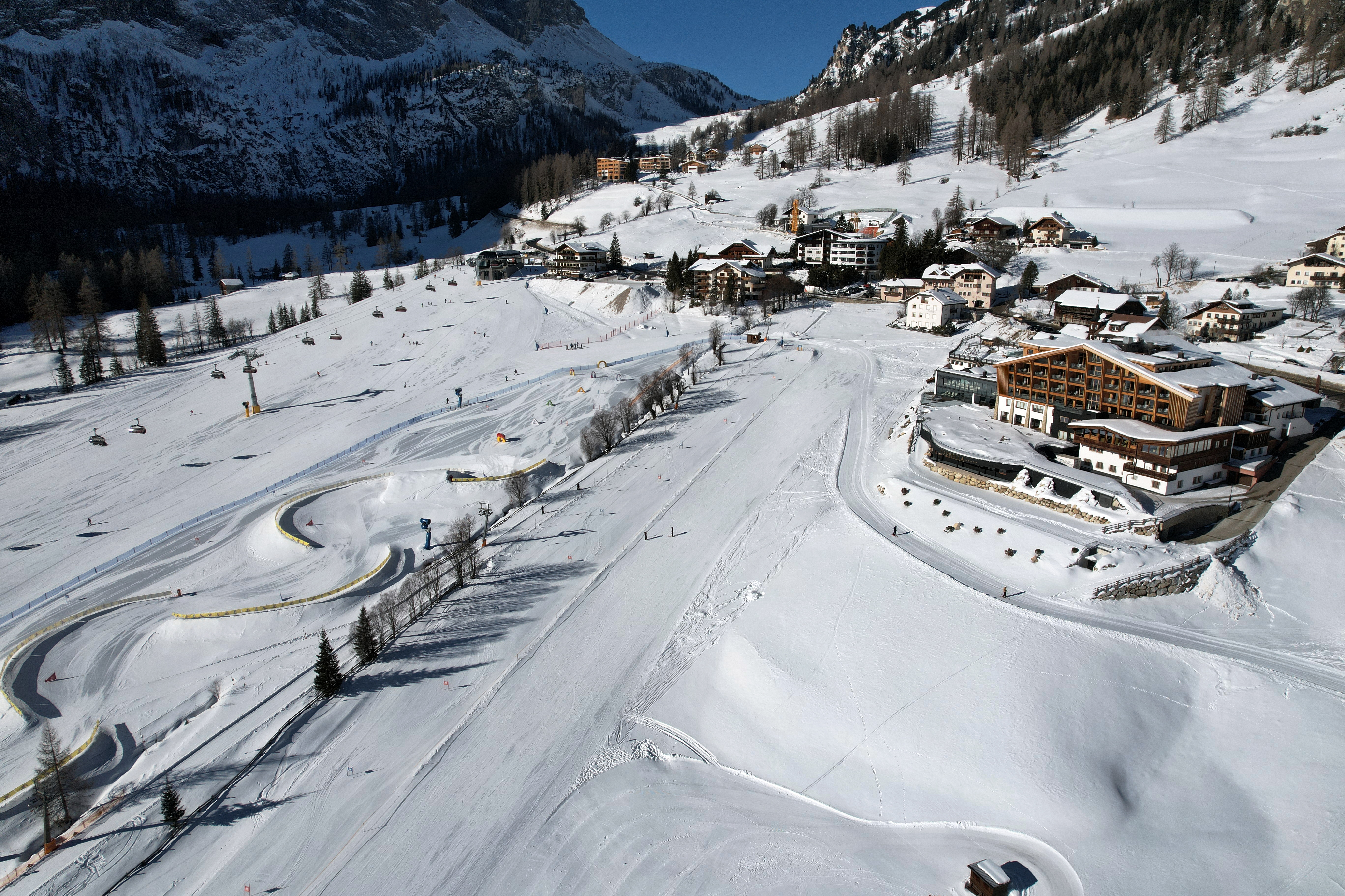 Skihotel: Kleinkinderpark und Liftanlage Sellaronda - Hotel Cappella - Relais & Chateaux