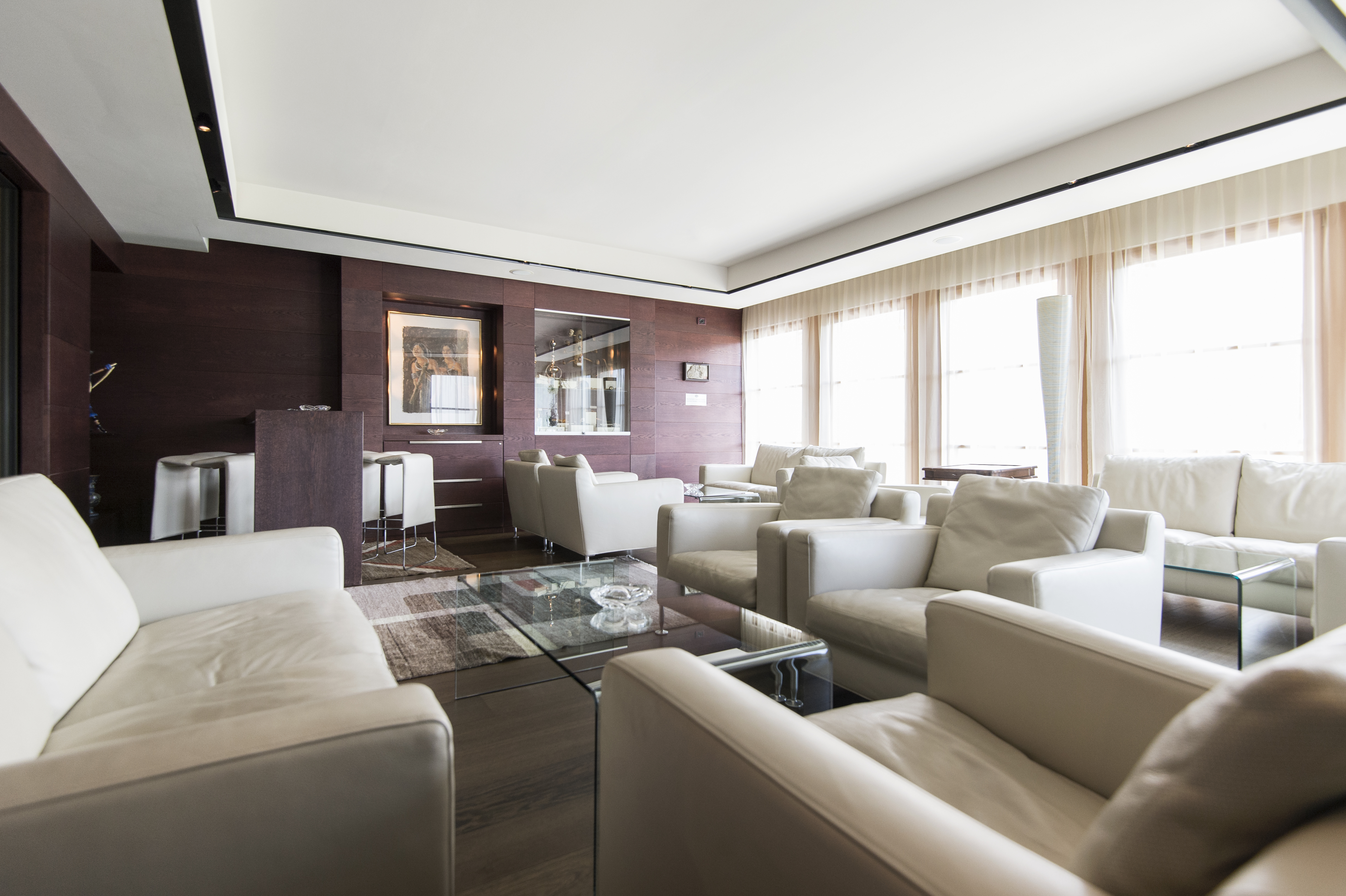Skihotel: Moderner, heller Raucherraum "Smoker's Lounge" - Hotel Cappella - Relais & Chateaux