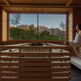 Skihotel: 6 Saunen im Dolomiti Mountain SPA - Dolomiti Spa Resort Moseralm