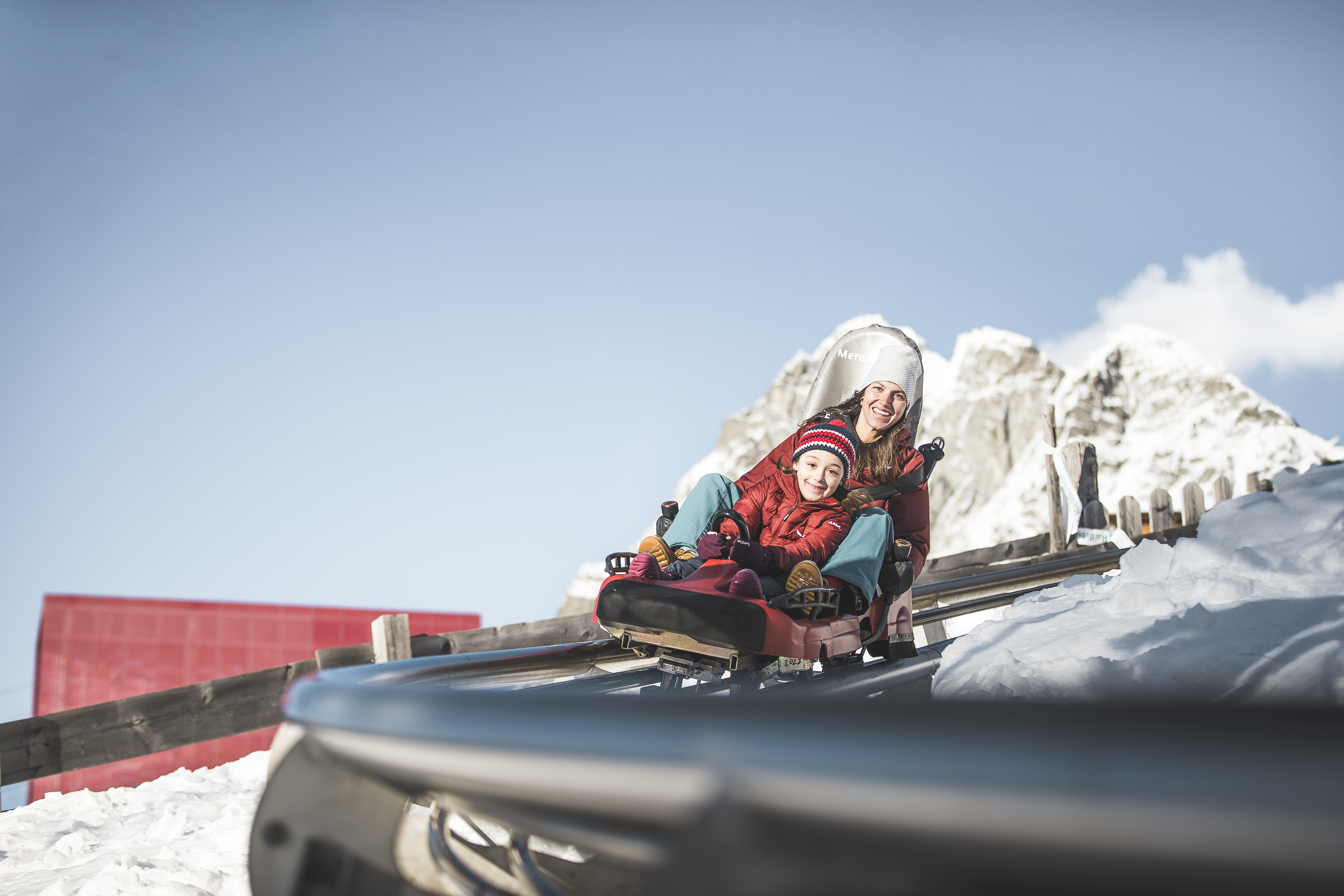 Skihotel: Alpin Bob im Winter ©Meran2000_Manuel Kottersteger - Wohlfühlhotel Falzeben