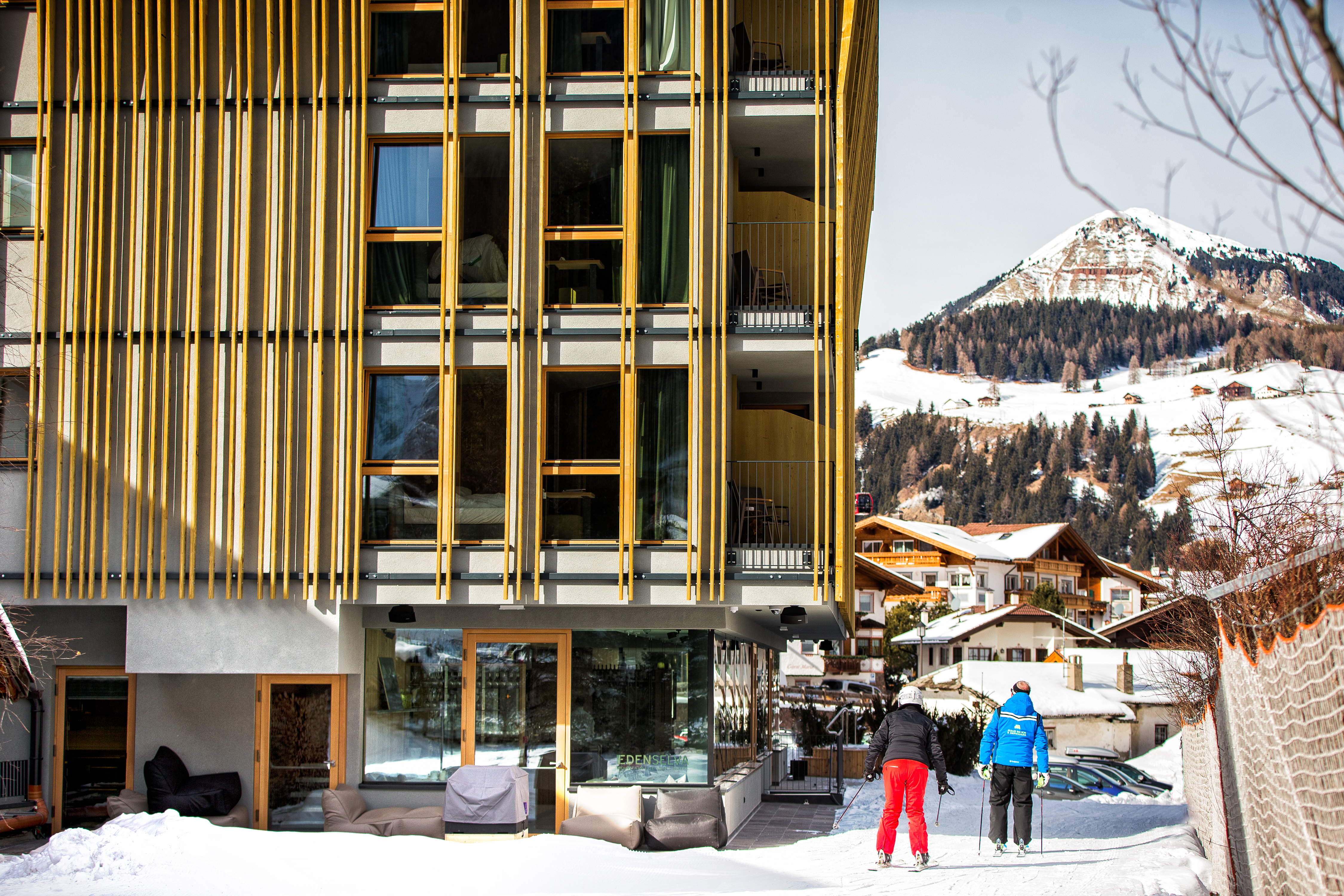 Skihotel: Ski in-Ski out  - Mountain Design Hotel Eden Selva