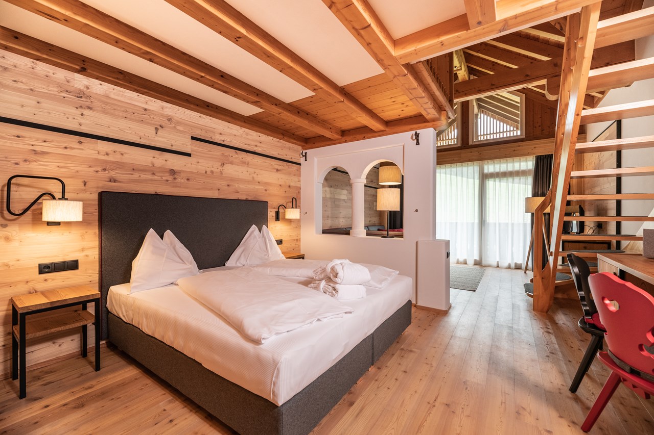 Berghotel Sexten Zimmerkategorien Lärchenstudio 55m²