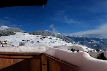 Skihotel: Panoramablick vom Hotel - Hotel Oberlechner