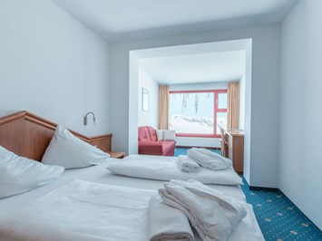 Glacier Hotel Grawand Zimmerkategorien Doppelzimmer mit Panoramafenster
