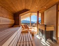 Skihotel: Finnische Sauna mit Panoramblick - JOAS natur.hotel.b&b