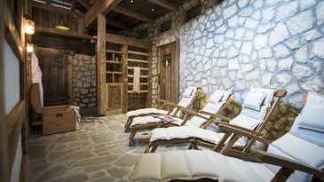 Skihotel: Wellnessbereich - Hotel Post Alpina