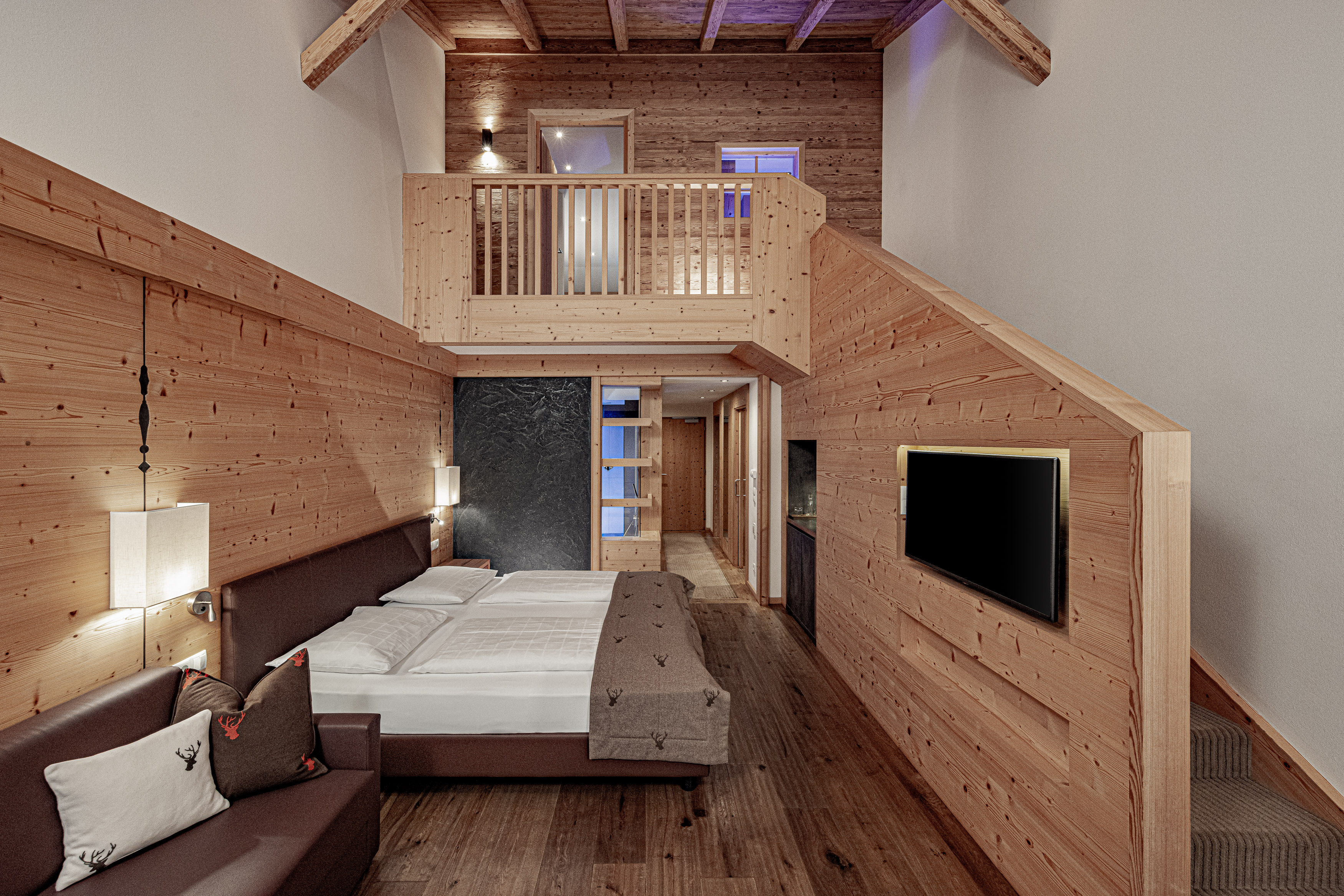 Hotel Masl Zimmerkategorien Familiensuite Chalet ca. 70m²- für 2 - 6 Personen