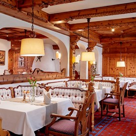 Skihotel: Speisesaal - Tirolerhof Familotel Zugspitze
