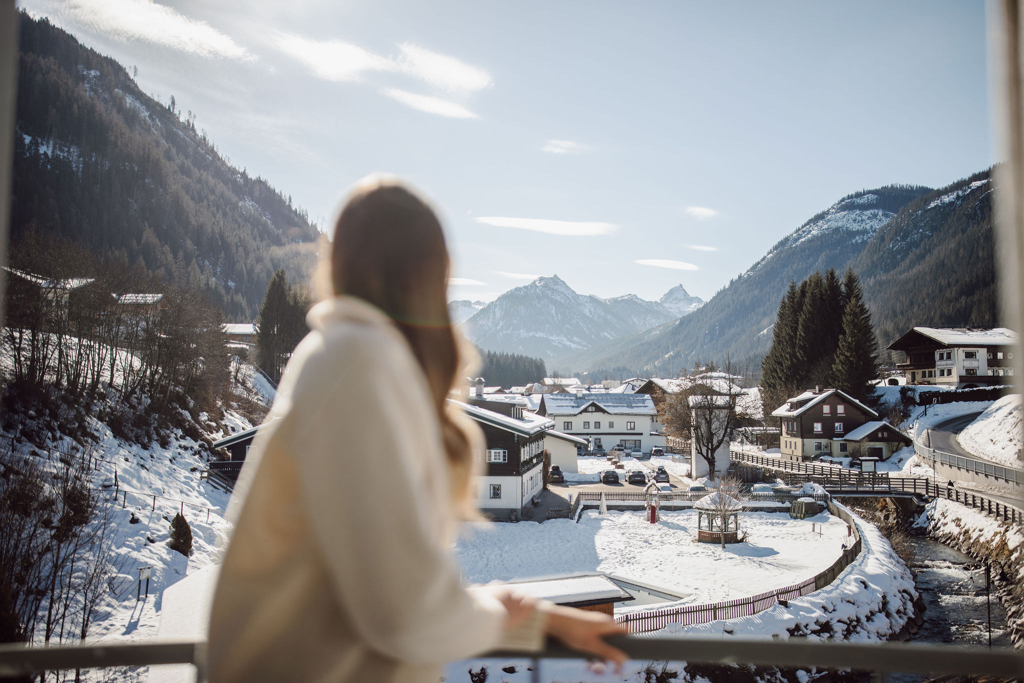 Skihotel: aussicht zimmer - Resl Resort 