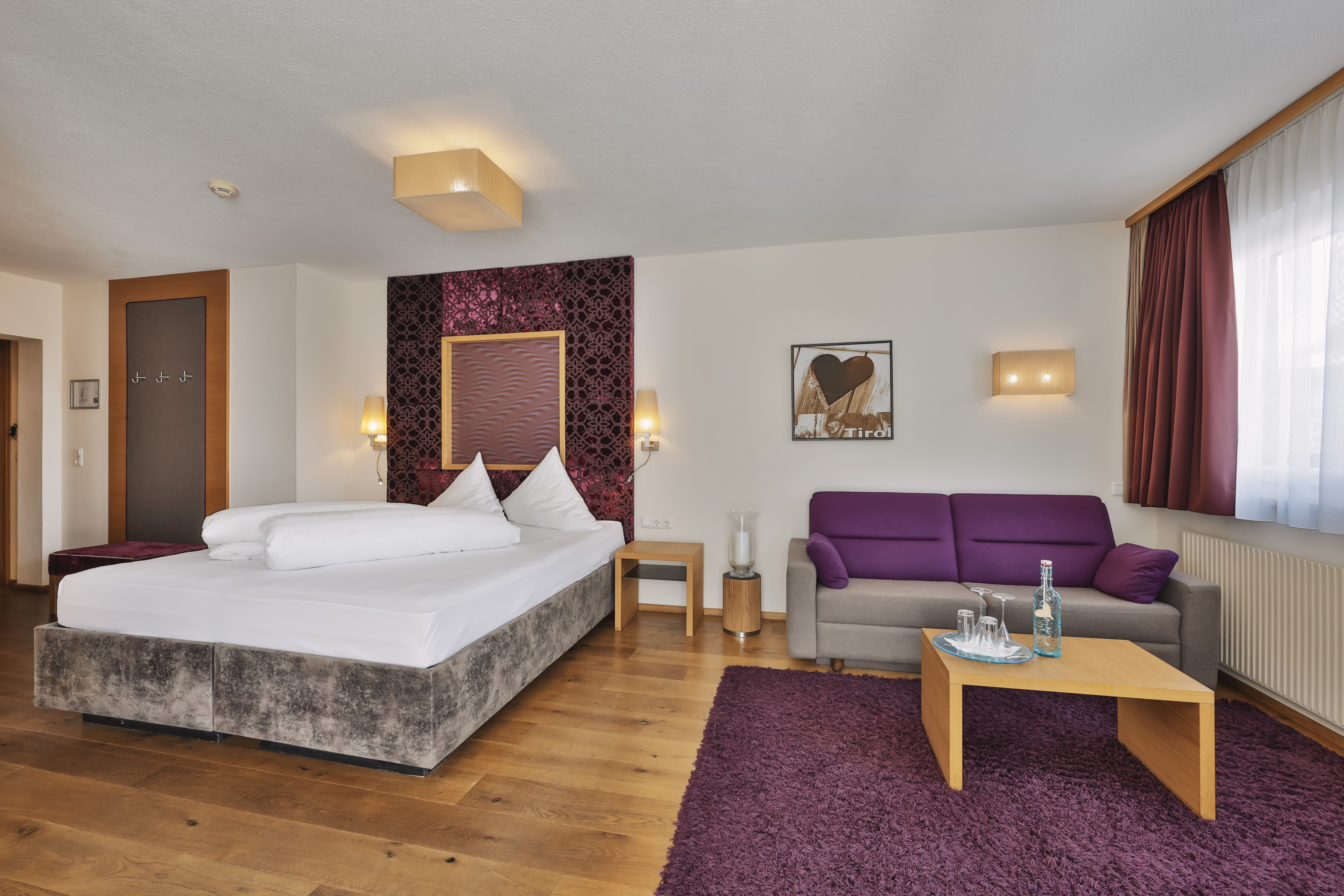 Hotel Fliana Zimmerkategorien Doppelzimmer Deluxe Blick Innenhof