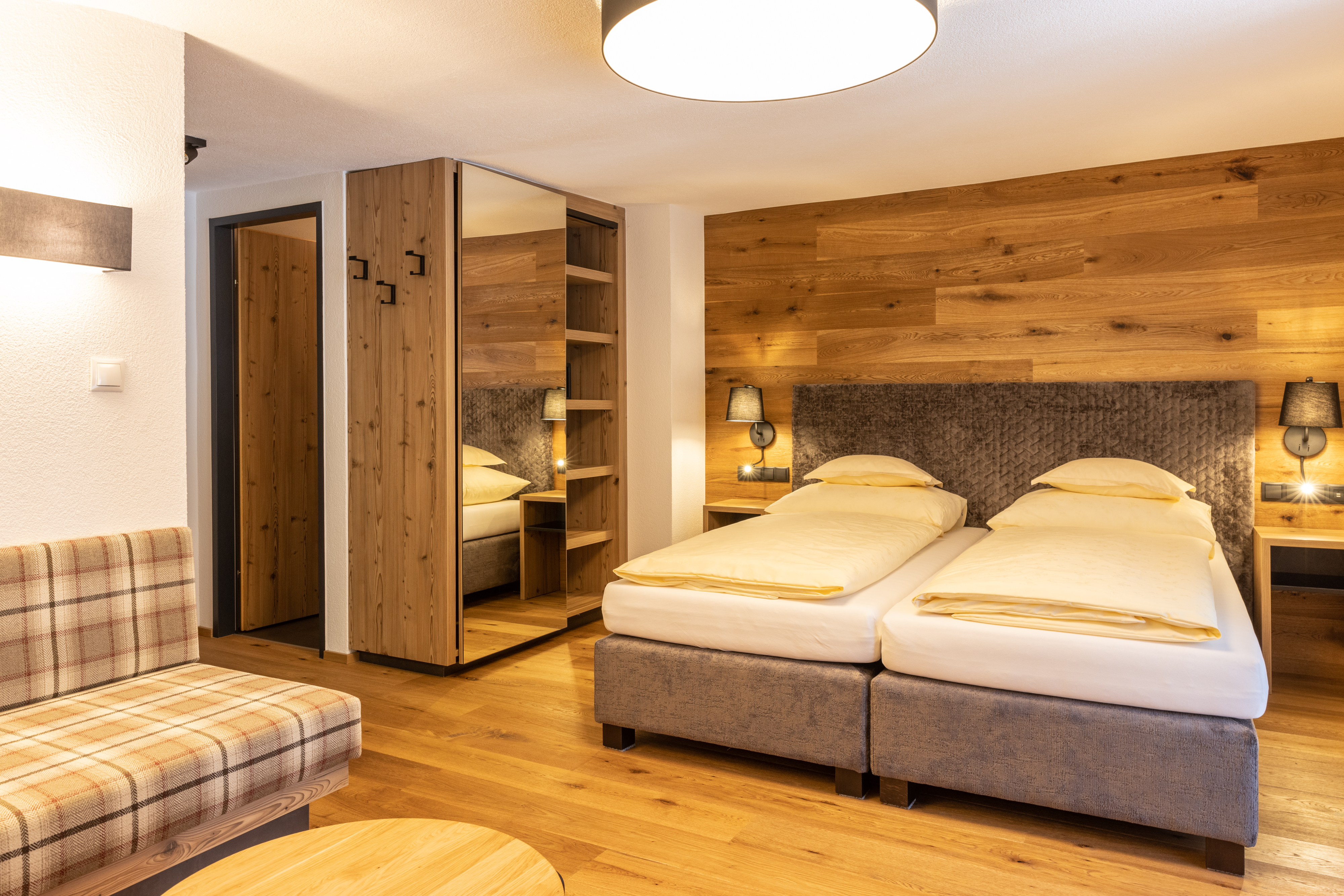 Skihotel: Doppelzimmer Rustikal - stefan Hotel - Wohnen | Schlafen