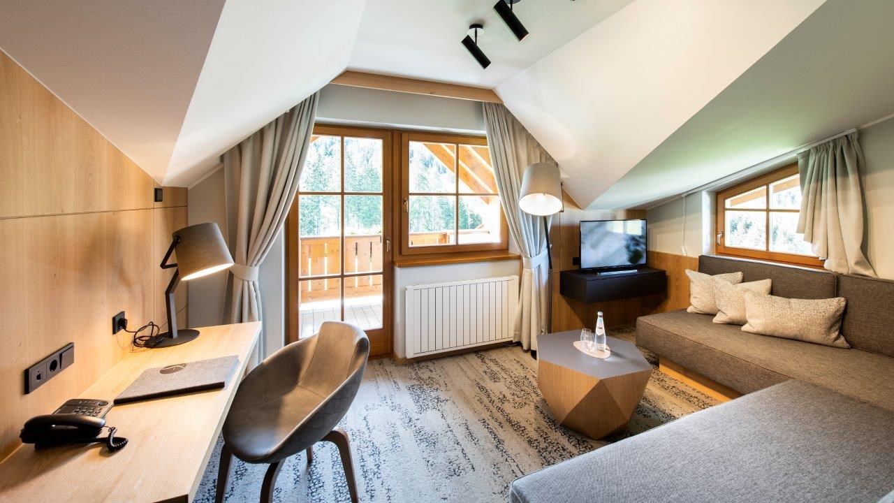 Hotel Sonnalp Zimmerkategorien Latemar Suite °313 (50m²)
