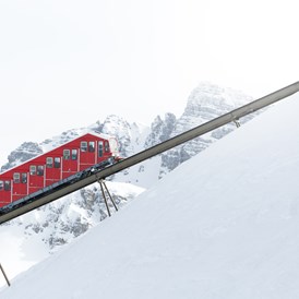 Skigebiet: Unsere treue Olympiabahn - das Wahrzeichen der Axamer Lizum - Skigebiet Axamer Lizum