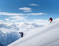 Skigebiet: Die Freiheit spüren am Erlebnisberg Loser Altaussee beim Freeriden mit Blick zum Dachsteingletscher ! - Skigebiet Loser Altaussee