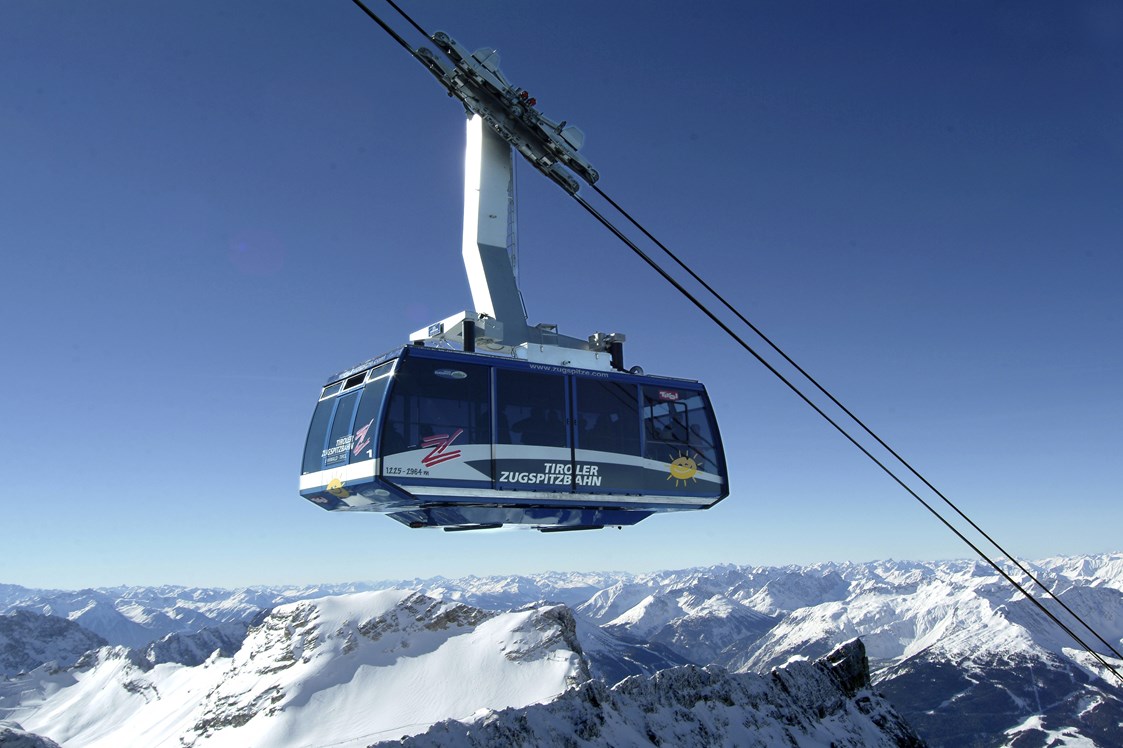 Skigebiet: Tiroler Zugspitzbahn / Ehrwald / Tirol - Tiroler Zugspitzbahn - Zugspitzplatt