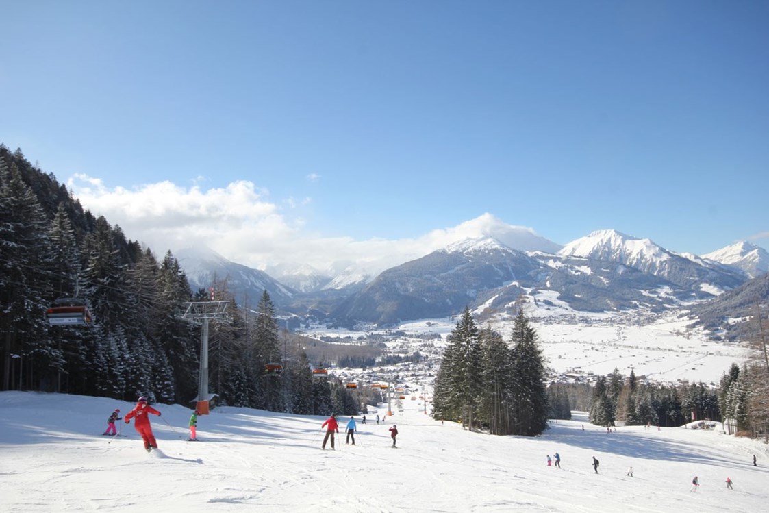 Skigebiet: Familienabfahrt mit Panorama - Skigebiet Ehrwalder Wettersteinbahnen