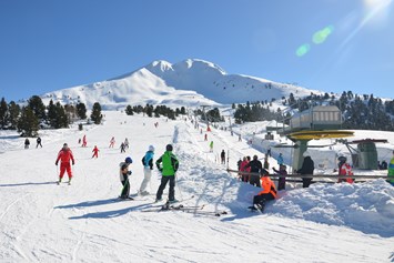 Skigebiet: Einfache Übungshänge für die ersten Skischwünge - Skigebiet Jochgrimm