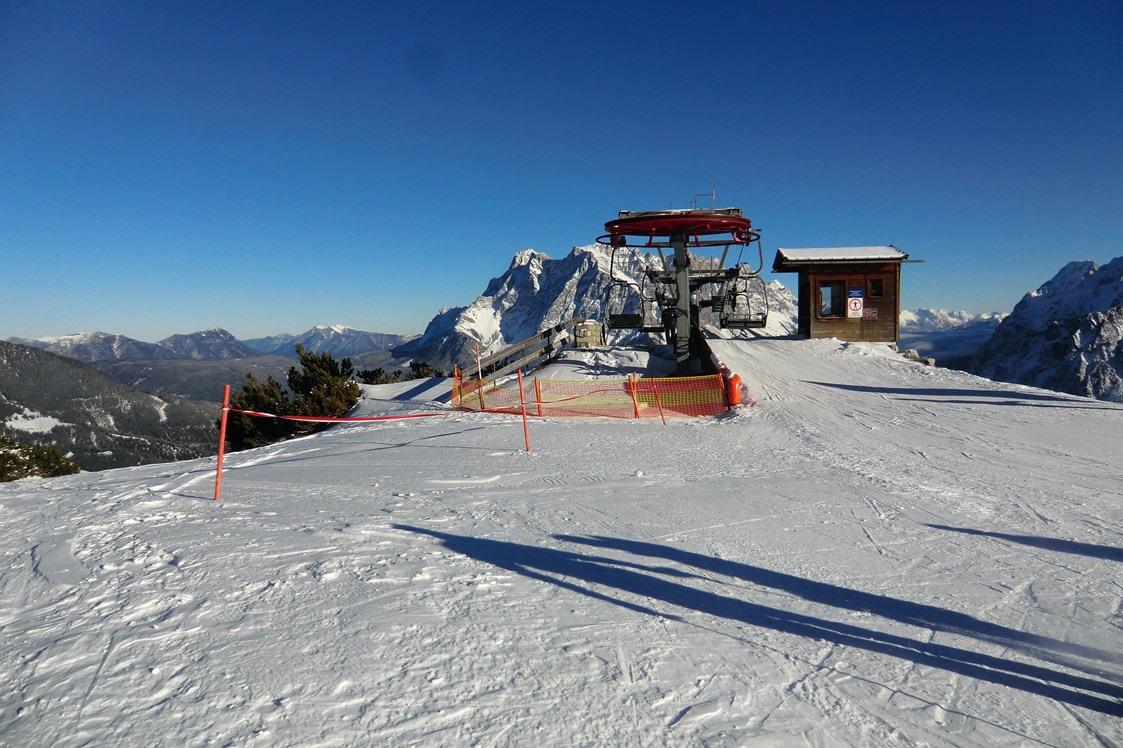 Skigebiet: Bergstation 2er-Sessellift Marienberg - Marienbergbahn Biberwier