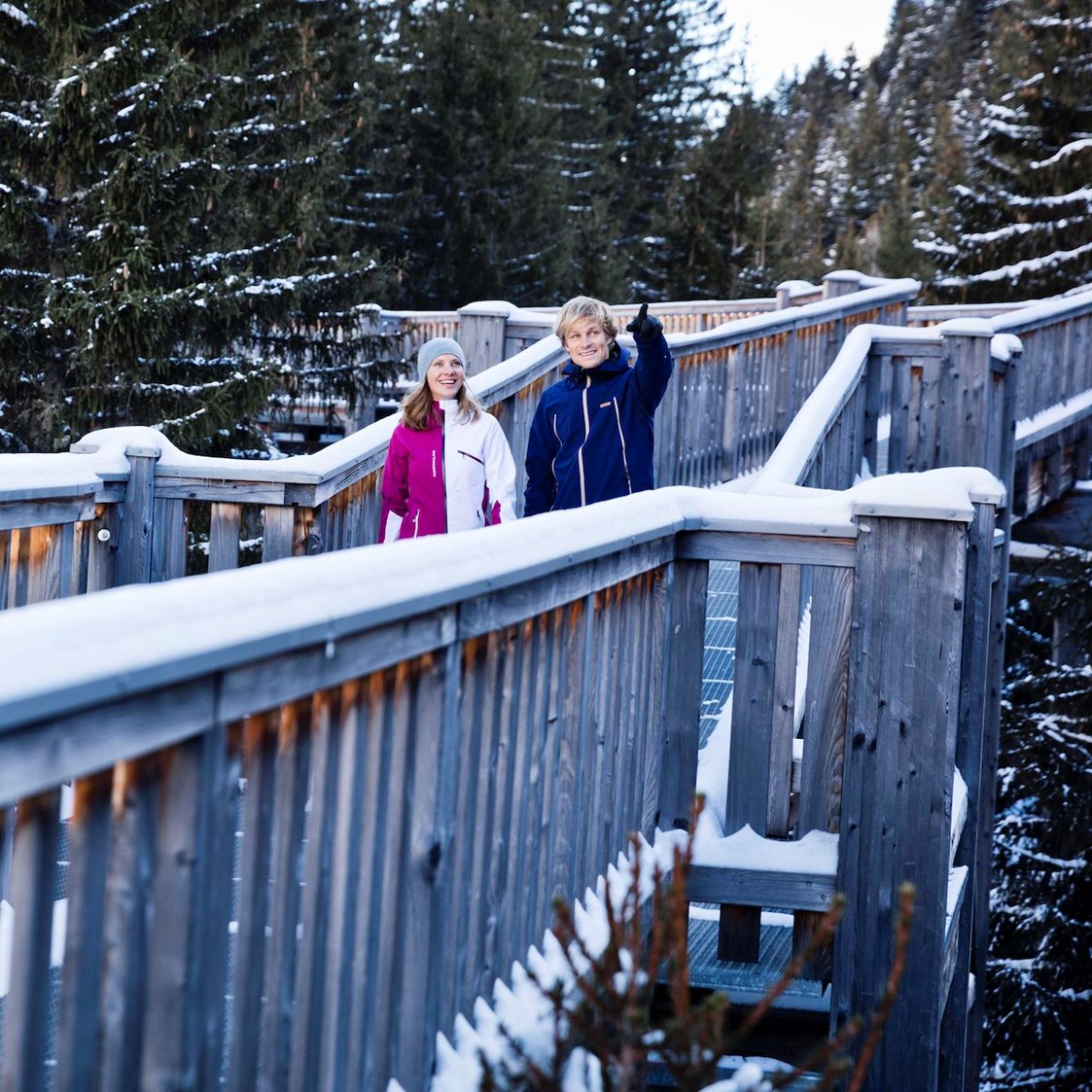 Skihotel: Talschluss im Winter - Ski & Bike Hotel Wiesenegg