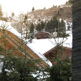 Skihotel: Ausblick vom Garten - Hotel Gaspingerhof