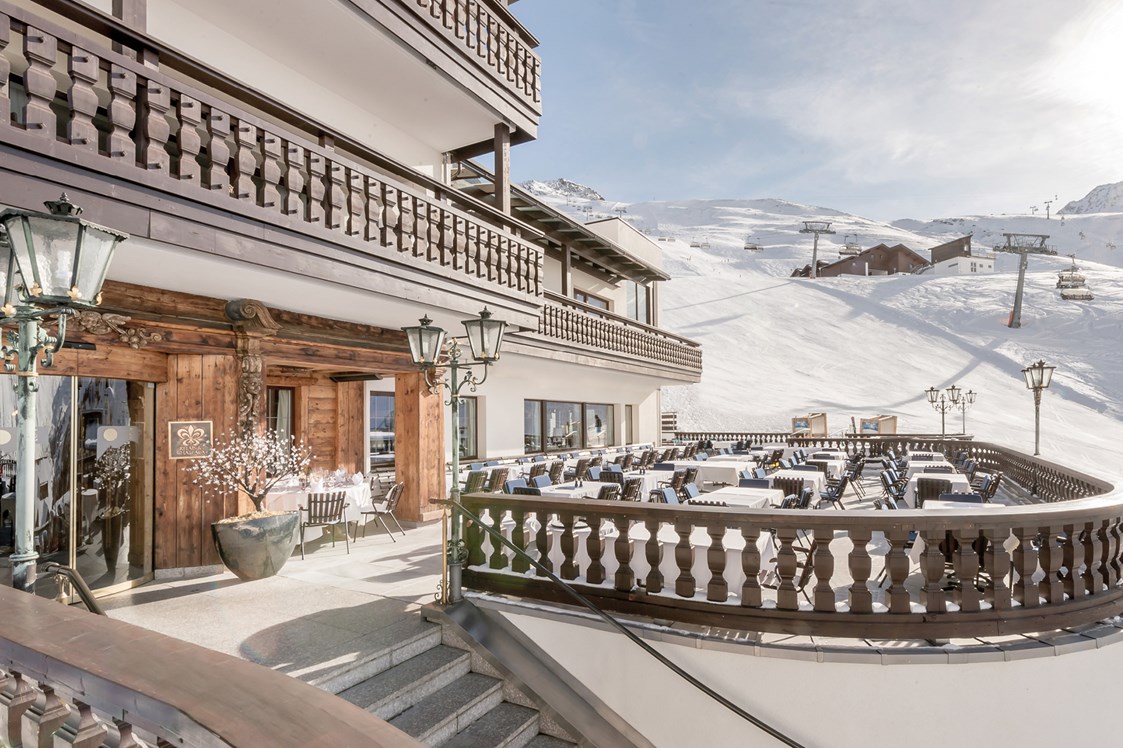 Skihotel: Terrasse - TOP Hotel Hochgurgl