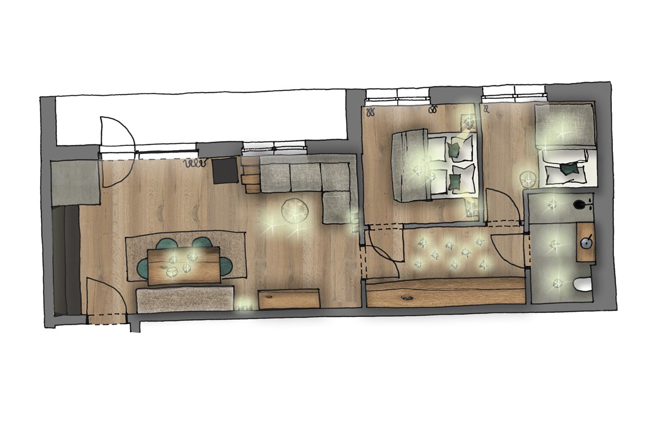 KRAFTalm Zimmerkategorien Groß.Senn