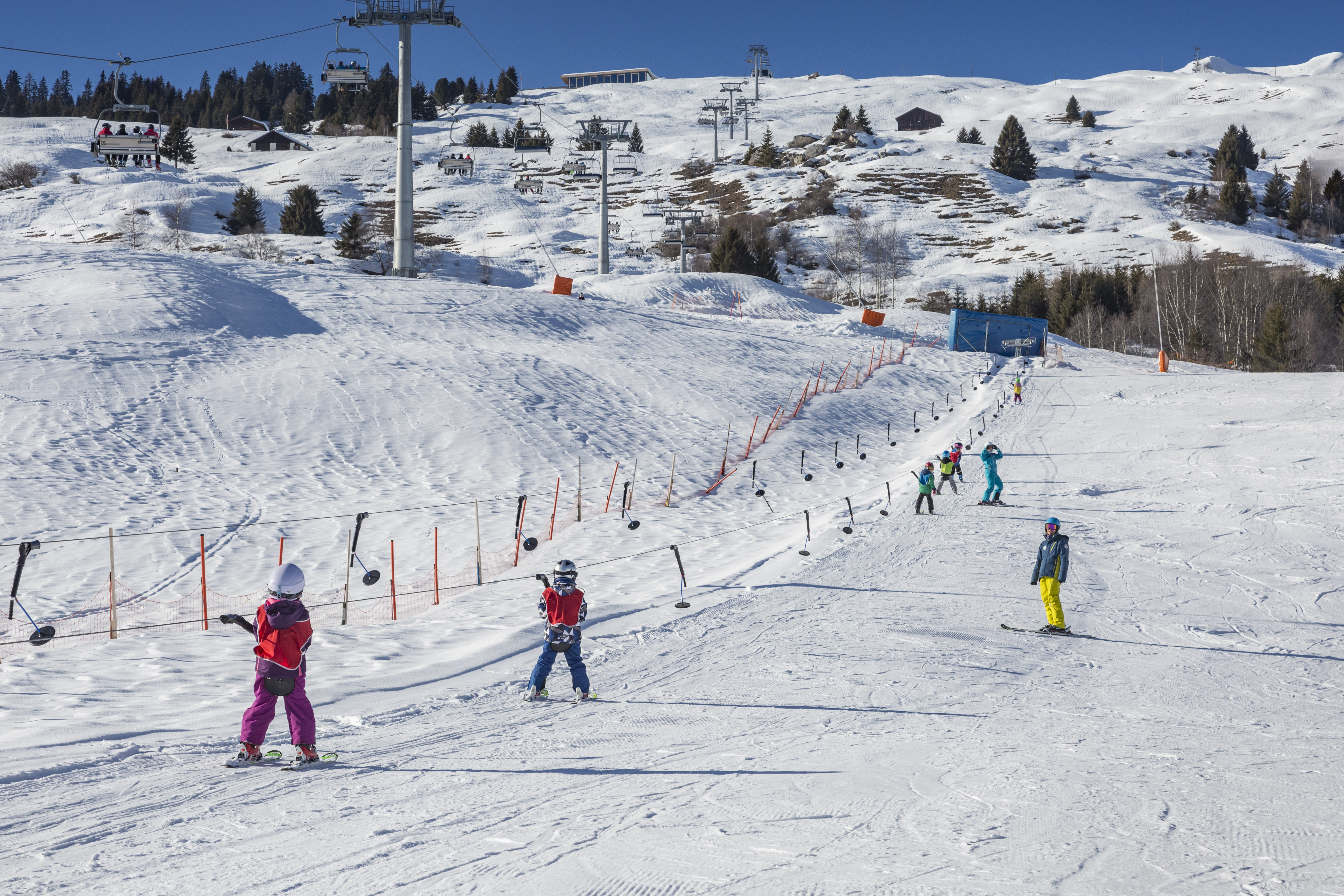 Skihotel: KInder Übungshang - Boutique Hotel Pellas