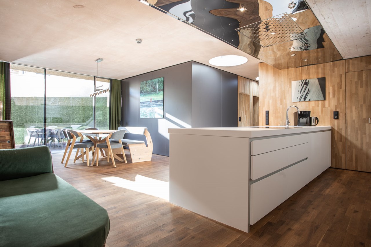 Hotel Arlmont Zimmerkategorien Loft Superior im Erdgeschoss mit Terrasse