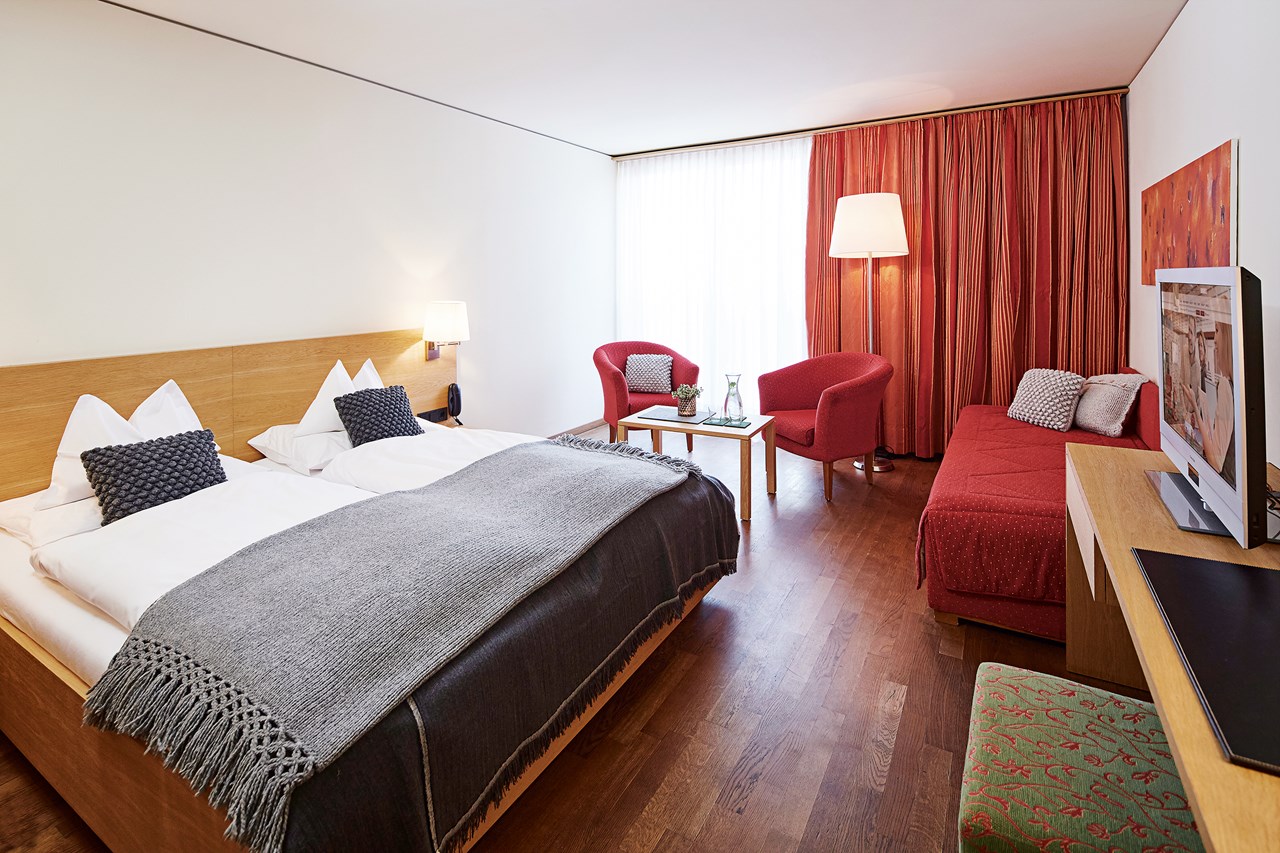 Hotel Steffisalp Zimmerkategorien Komfort-Doppelzimmer