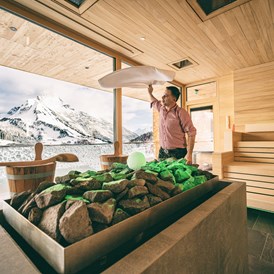Skihotel: Entspannung in der Event-sauna - Hotel Warther Hof