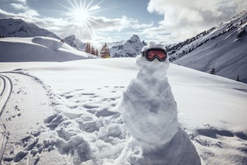 Skihotel: Beim Langlaufen oder Schneemann bauen - Hotel Warther Hof