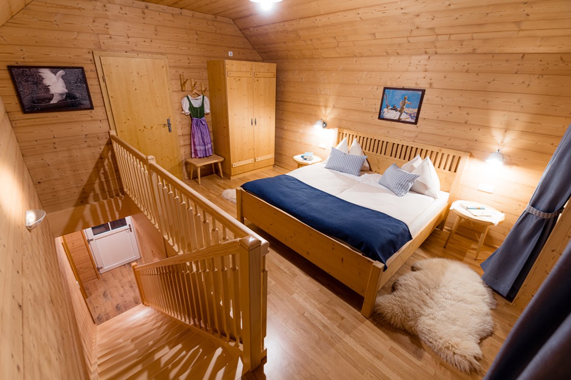 Skihotel: Schlafzimmer im Troadkostn - Narzissendorf Zloam
