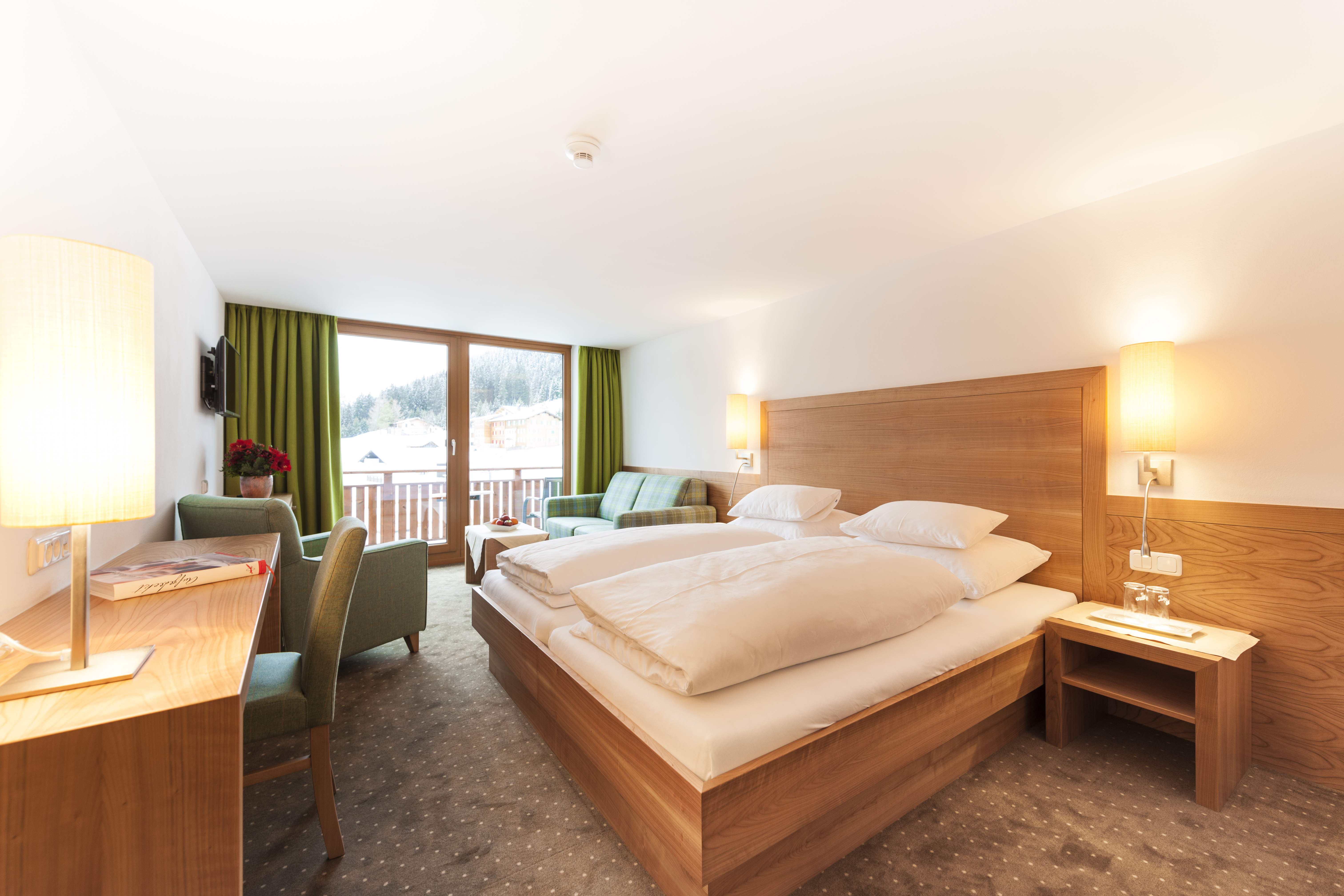 Hotel Schranz Zimmerkategorien Doppelzimmer 25m² mit Balkon