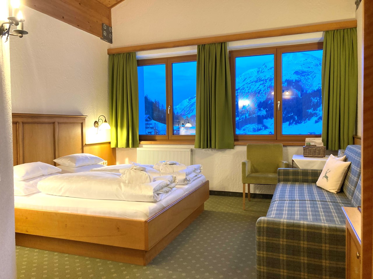 Hotel Schranz Zimmerkategorien Doppelzimmer 28m² mit Panoramablick