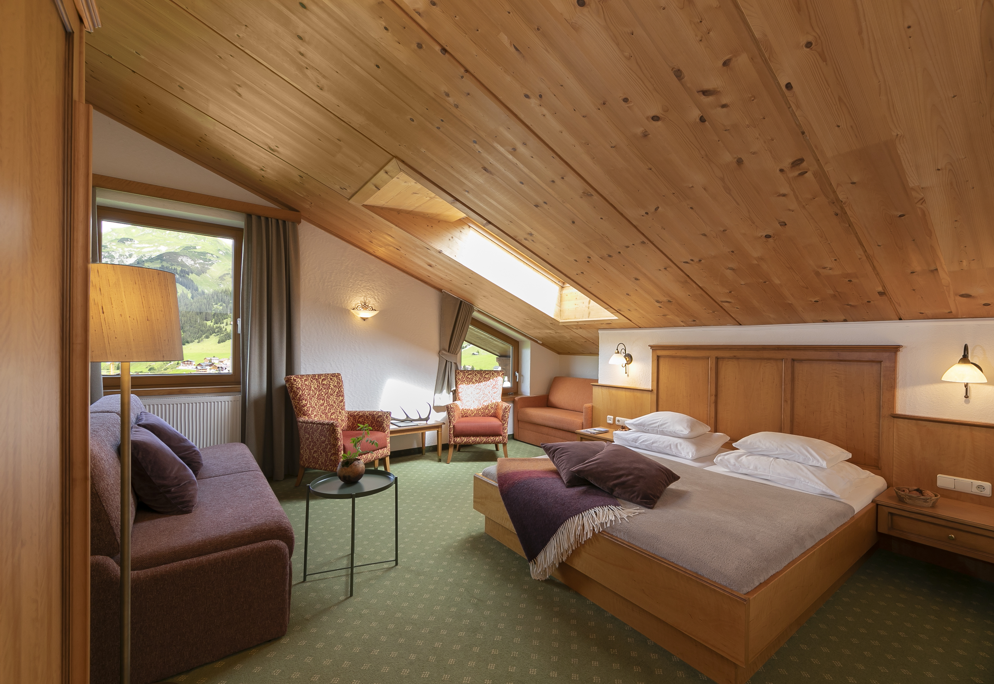 Hotel Schranz Zimmerkategorien Doppelzimmer 36m² mit Panoramablick