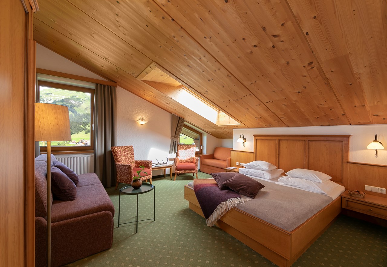 Hotel Schranz Zimmerkategorien Doppelzimmer 36m² mit Panoramablick