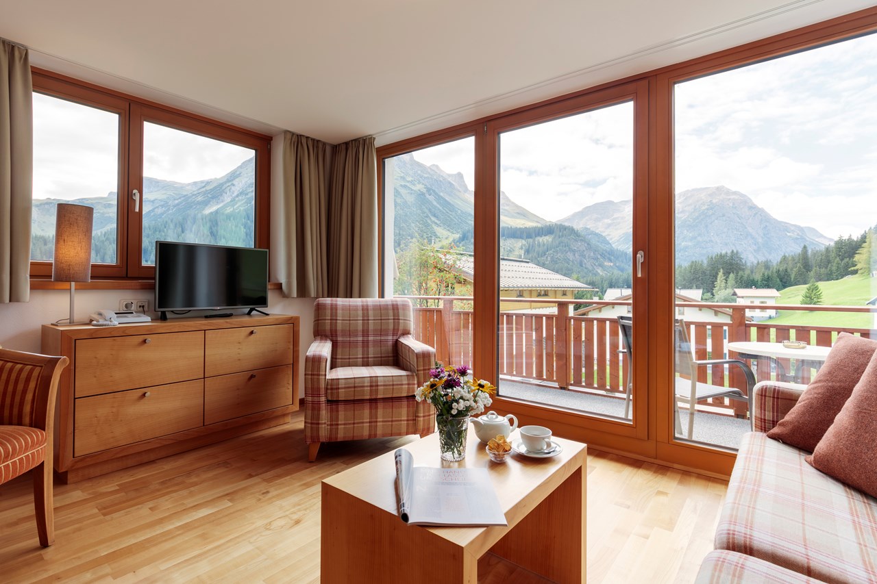 Hotel Schranz Zimmerkategorien Suite 39m² mit Balkon