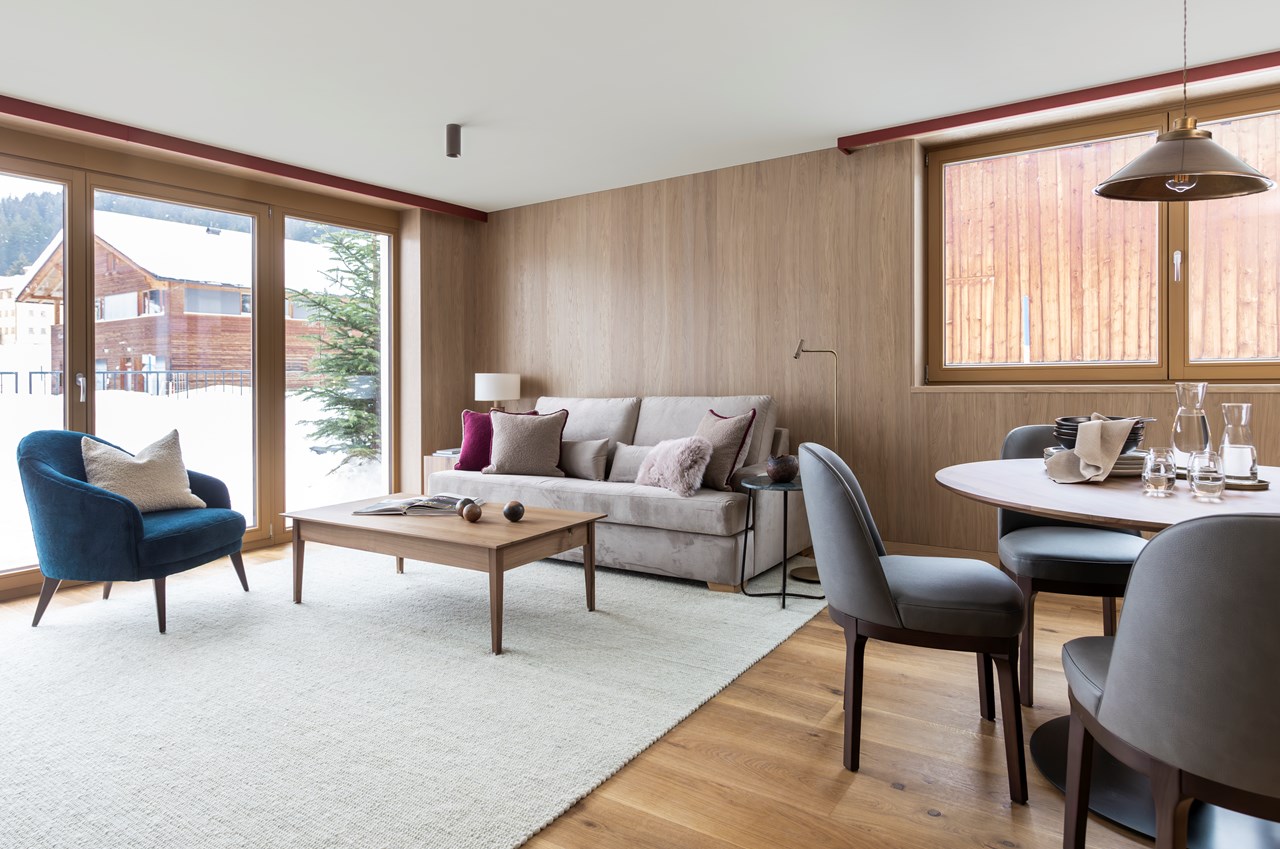 Hotel Schranz Zimmerkategorien Ski In Appartement 78m² mit Terrasse