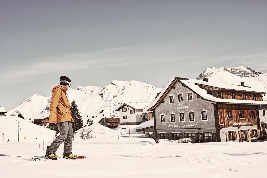 Skihotel: Wintersportmöglichkeiten so weit das Auge reicht - Hotel Goldener Berg
