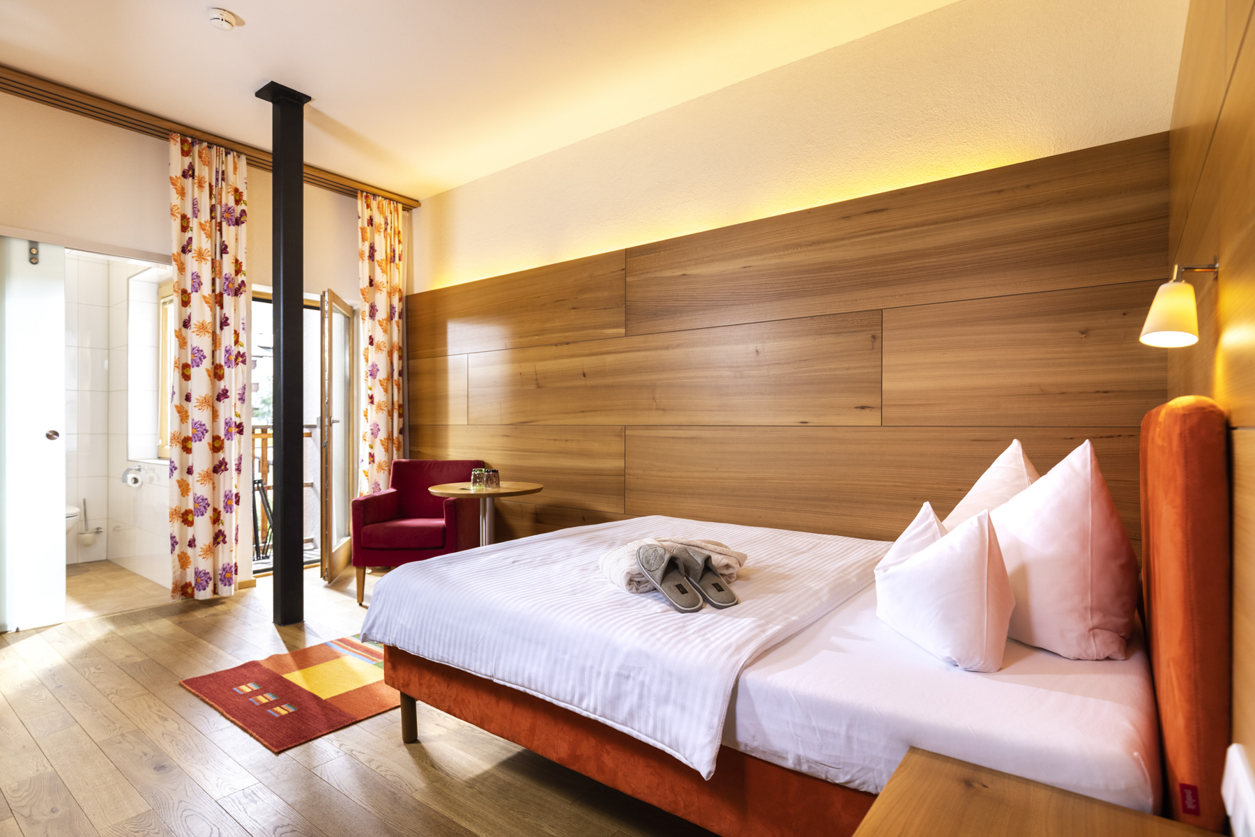 Skihotel: kleines Doppelzimmer Erika im Hotel Walserberg - Hotel Walserberg